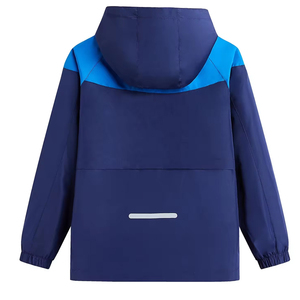 Veste de pluie matelassée non tissée pour homme, style urbain, imperméable, avec fermeture éclair et col montant, nouvelle tendance - Product Image 6