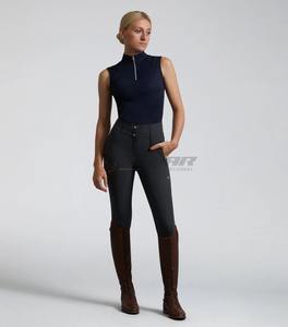 Pantalons d'équitation élégants pour femmes, coupe ajustée, tissu léger et durable, confortables, pantalons d'équitation pour l'équitation à cheval - Product Image 1