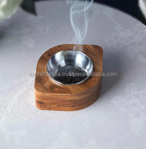 Brûleur d'encens moderne Madkhan Acacia Bakhoor avec design simple Ramadan et Eid Mubarak Coffret cadeau parfum lavande - Product Image 2