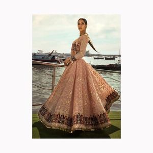 Qualité supérieure Blanc Georgette Lehenga Choli Indien Ethnique Fête De Mariage Porter Réel Miroir Broderie Travail Pakistanais Vêtements - Product Image 3