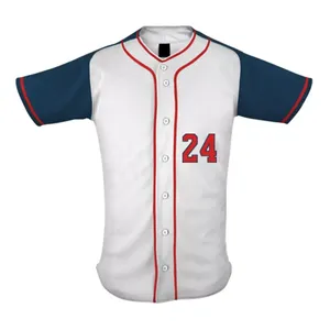 Uniformes de béisbol para hombre con logotipo personalizado, de secado rápido y transpirable, a la moda para adultos, el mejor precio al por mayor - Product Image 5
