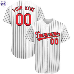 Camiseta de béisbol con estampado de logotipo personalizado 2023, superventas, ropa deportiva de poliéster transpirable a la venta ahora - Product Image 4