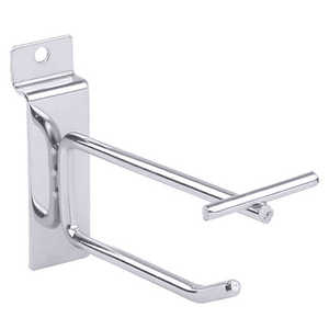 Crochet d'affichage en métal robuste pour les produits de services de fabrication de panneaux perforés et de Slatwall - Product Image 4