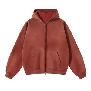 Custom Vintage Acid Wash Blank Hoodies 400 Gsm Acid Wash Hoodie - Product Image 4