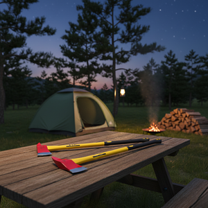 Hache de survie professionnelle en acier à haute teneur en carbone de qualité industrielle, hache multifonctionnelle avec long manche en acier - Product Image 3