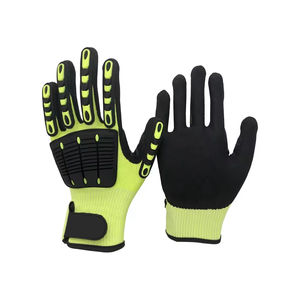 Heavy Duty Impact-Resistant Anti-Cutting Hand Protection Industrial TPR Mechanic <b>Work</b> <b>Gloves</b> Safety Construction Cheap Price - Product Image 2