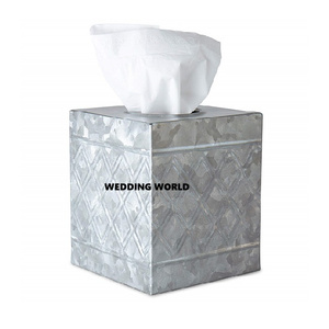Tabletop Dinnerware <b>Tissue</b> <b>Box</b> Premium Quality Tabletop Handmade <b>Tissue</b> Holder Hot Selling Wholesale Metal <b>Tissue</b> <b>Box</b> - Product Image 6