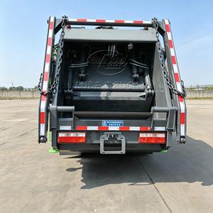 Camion compacteur de déchets mini Dongfeng Duolika neuf, directement d'usine, équipé d'un bras pivotant et d'un compactage hydraulique des bacs. - Product Image 4