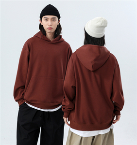 Sudadera con capucha LOGO 500 Gsm para hombre y mujer, jersey de lana pesada de invierno, Sudadera con capucha de lana de cordero suelta, ropa Premium - Product Image 5