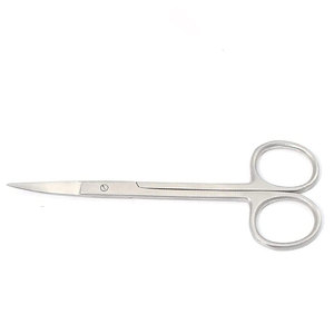 กรรไกรผ่าตัดทางการแพทย์แบบทื่อกรรไกรแต่งแผลสเตนเลส CE แบบโค้งตรงจากเยอรมนี - Product Image 6