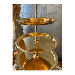 Support de gâteau en métal fabriqué à la main le plus vendu conception personnalisée en métal d'anniversaire de haute qualité - Product Image 1