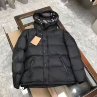 Veste d'hiver décontractée réversible à capuche en toile 100 % coton imperméable de haute qualité pour hommes, style matelassé et duveteux, vente en gros OEM
