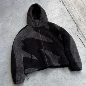 OEM Custom Design Blank Wholesale Sherpa Wool <b>Jacket</b> With Fleece Zip up <b>Jacket</b> Custom Sherpa Fleece <b>Jacket</b> <b>Men</b> - Product Image 4