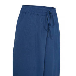 Violet High-Waist <b>Harem</b> Pants Plain Dyed Relaxed Fit <b>Trousers</b> - Product Image 2
