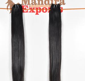 100% Remy soyeux couleur noire cheveux raides meilleurs faisceaux de haute qualité extensions de cheveux humains indiens vierges crus - Product Image 4