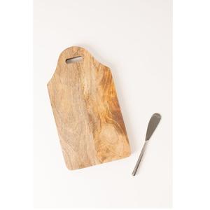 Super offre pratique planche à découper carrée en bois d'acacia et de mangue avec poignée planches à découper en bois - Product Image 1