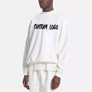 OEM Wholesale 100% Cotton <b>Crewneck</b> <b>Sweatshirt</b> for <b>Men</b> Heavyweight and Oversized Custom Logo Embroidered for Winter Use - Product Image 4