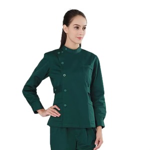 Custom Scrubs Hospital Uniformes Médico Scrubs Enfermera Top de manga corta Joggers Scrubs Traje Spa Wear Stretch Slim Fit Enfermera Uniforme - Product Image 5