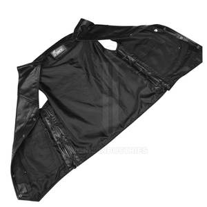 Buena calidad 100% cuero hecho moda chaleco precio razonable hombres ropa cuero chaleco - Product Image 2