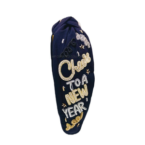 Bandeau perlé fait à la main pour le nouvel an 2026 célébration à la mode accessoire de fête personnalisable cadeau parfait pour les femmes et les filles - Product Image 2