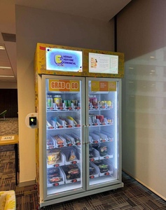 Hot Selling 24 Hours Large Capacity Automatic Combo Snacks Drinks Food Vending Machine UVend Light Sanitization Auto Clean - Product Image 6