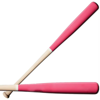 Bâton personnalisé Équipement de sport standard officiel pour les experts Ballons de baseball Entraînement unique Batte de baseball en bois Softball