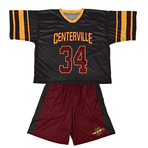Uniformes de lacrosse réversibles tendance de haute qualité, respirants, en jersey 100% polyester, ensembles de shorts, personnalisation, numéro imprimé - Product Image 4