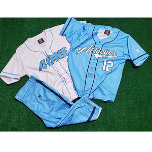 เครื่องแบบเบสบอลใส่ได้ทั้งชายและหญิงดีไซน์ใหม่สีและขนาดโลโก้ที่กำหนดเอง - Product Image 6
