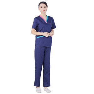 2025 alta calidad de moda antiarrugas Doctor Scrub enfermera traje Pantalones rectos Scrubs Hospital uniforme de enfermería al por mayor - Product Image 1