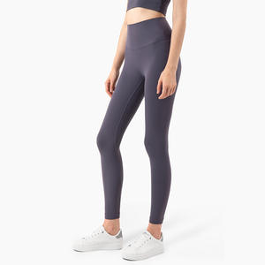 Leggings de Yoga de Cintura Alta, Suaves como la Mantequilla, con Logotipo Personalizado, Pantalones Ajustados para Mujer, para Correr y Hacer Ejercicio - Product Image 3