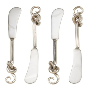 Juego de cuchillos de latón hechos a mano para queso, juego de herramientas para queso con mango de bucle, cuchillos de mantequilla - Product Image 4