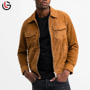 Premium Quality <b>Heavy</b>-<b>Duty</b> Industrial Safety Work Jacket Leather PU Leather Cotton Canvas Stand Collar Welding Workers Winter - Product Image 1