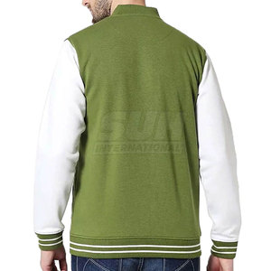Custom Made Design Breathable Comfortable Stand Collar Front Logo Bomber <b>Jacket</b> for <b>Men</b> <b>Long</b> Sleeves Best Selling Winter <b>Jacket</b> - Product Image 2