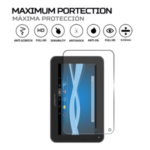 ตัวป้องกันหน้าจอป้องกันการกระแทกสำหรับแท็บเล็ตซันสเตค TAB77DUAL เพิ่มประสิทธิภาพการอ่านและความทนทาน - Product Image 2