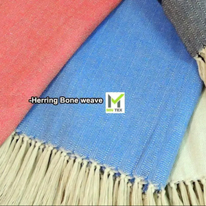 ผ้าคอตตอนเนื้อ100% แจ็คการ์ดแบบสั่งทำลายกระดูกปลาเฮอริ่งผ้าแจ็คการ์ดให้ความร้อนปราศจากอุปสรรค์มีสีมีขนาดให้น้ำหนัก - Product Image 2