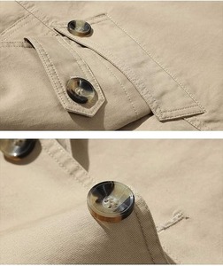 Hommes 2025 Trench Coat Double boutonnage cranté polaire veste Slim Fit automne hiver floue pois manteaux chaud pardessus automne hiver - Product Image 4