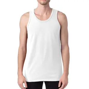 Yeni erkek kolsuz yelek özel spor koşu nefes Tank Top erkekler spor giyim imalatı yelek