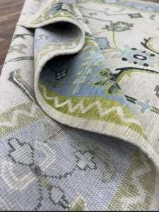 6x9 Serapi ทำด้วยมือคุณภาพสูงแบบทันสมัยพรมถักมือสไตล์เปอร์เซียสำหรับห้องนั่งเล่น - Product Image 6