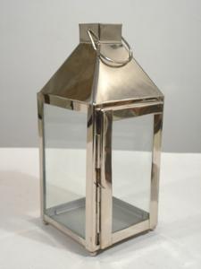 Linterna de vela de hierro y Metal de diseño moderno, Color dorado antiguo, elegante y moderno para decoración del hogar y el jardín, hecha a mano a granel - Product Image 2