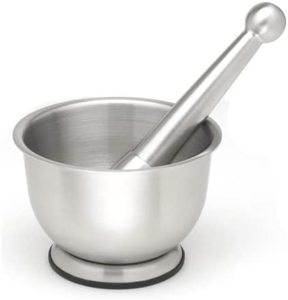 Mortero y Mazo de aluminio de diseño clásico, trituradora de pastillas de Metal y aluminio, trituradora de especias, último uso - Product Image 4