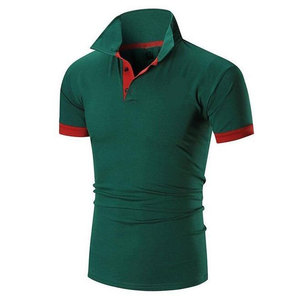Nouveau design Logo personnalisé brodé 95% coton 5% Spandex homme Golf affaires uniforme couleurs unies pour polo ODM approvisionnement toile - Product Image 6