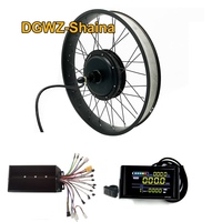 Kit de conversion de moteur de moyeu arrière à rayons pour vélo électrique, vélo à pneus larges 26 pouces, 60V 72V 3000W 5000W, pour neige, DGWZ