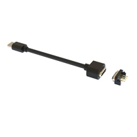 Kabel pengisi daya magnetik PVC Tipe C ke 4P, telepon Harga kompetitif, kabel pengisian daya Data 1m 2m, konektor magnetik mendukung OEM