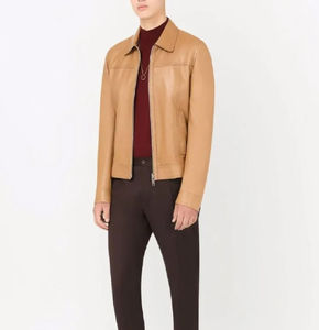 Nouveauté Veste en cuir pour homme de haute qualité Design tendance Veste en cuir pour homme Vestes en cuir pour homme Service OEM - Product Image 3