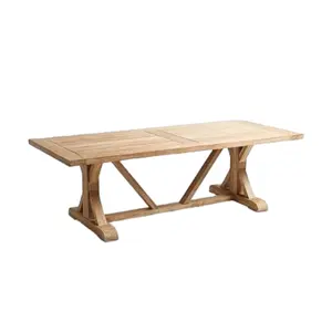 Mobilier d'extérieur en bois massif Table de jardin Ensembles de meubles modernes Ensembles de tables à manger en bois Meubles de jardin Indonésie produits - Product Image 1
