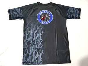 Hombres Sublimación Impreso Manga Corta Jiu Jitsu Rash Guard Compresión Boxer Shorts Set a Precios - Product Image 3