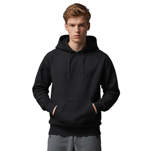 Sudaderas con capucha personalizadas de algodón orgánico para hombre, ropa básica con capucha para correr, ropa de gimnasio para invierno, ropa deportiva al aire libre bordada Hip Hop - Product Image 6