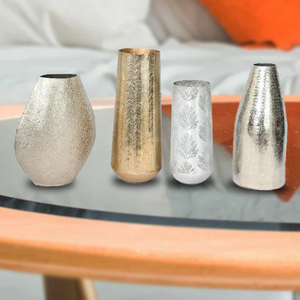 Metal Flower Vase Handmade Designing Flower <b>Pots</b> for <b>Table</b> Top Centerpiece for Flowering Decoration Manufacturer - Product Image 3