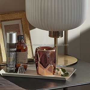 Luxury Geometrical Custom Logo Gold Metal Jar Candle in Affordable Price - Product Image 4