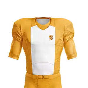 Nuevo diseño uniforme de entrenamiento de fútbol americano transpirable manga corta servicio OEM personalizado - Product Image 5